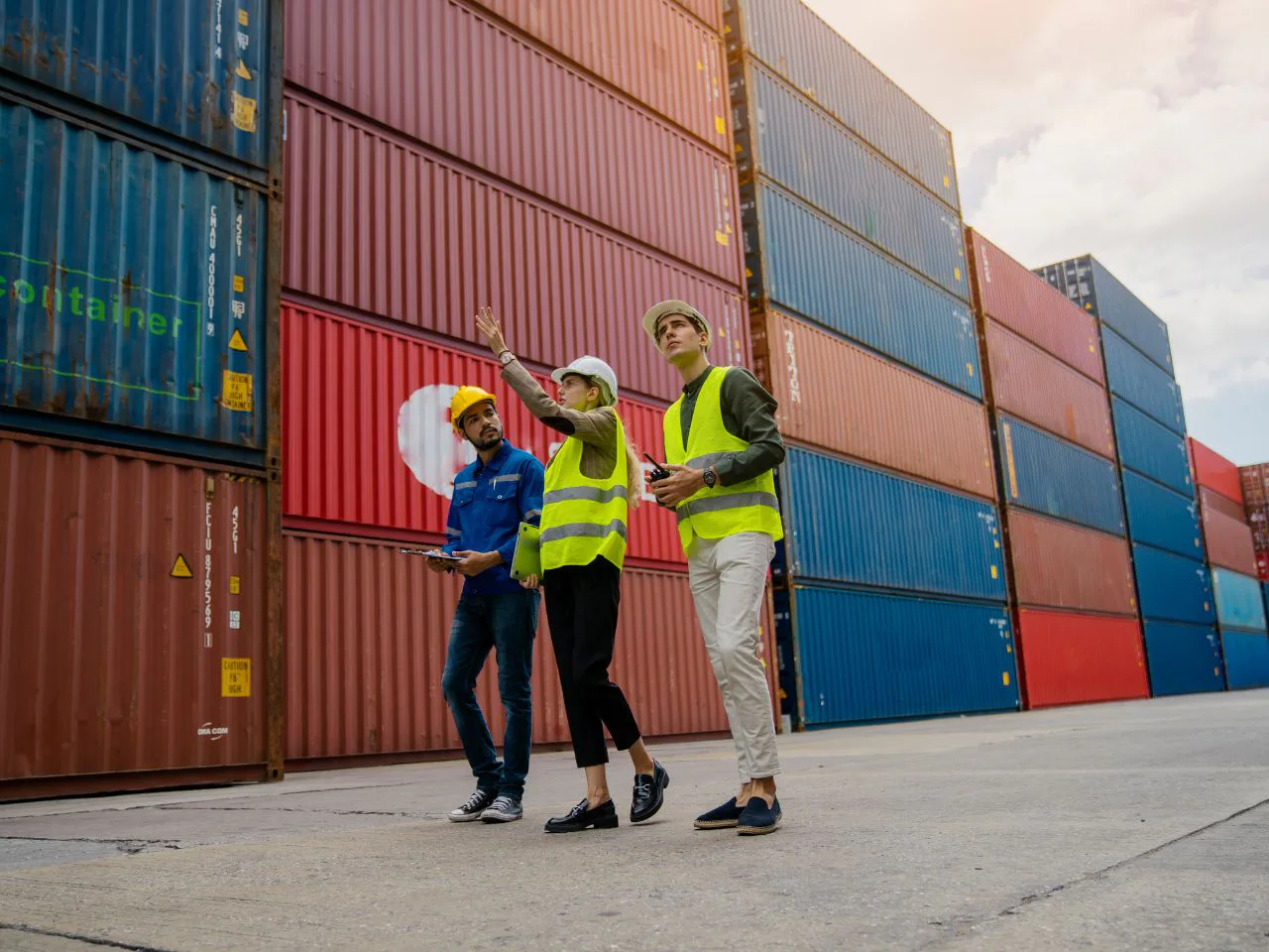 International chemical supply and logistics team